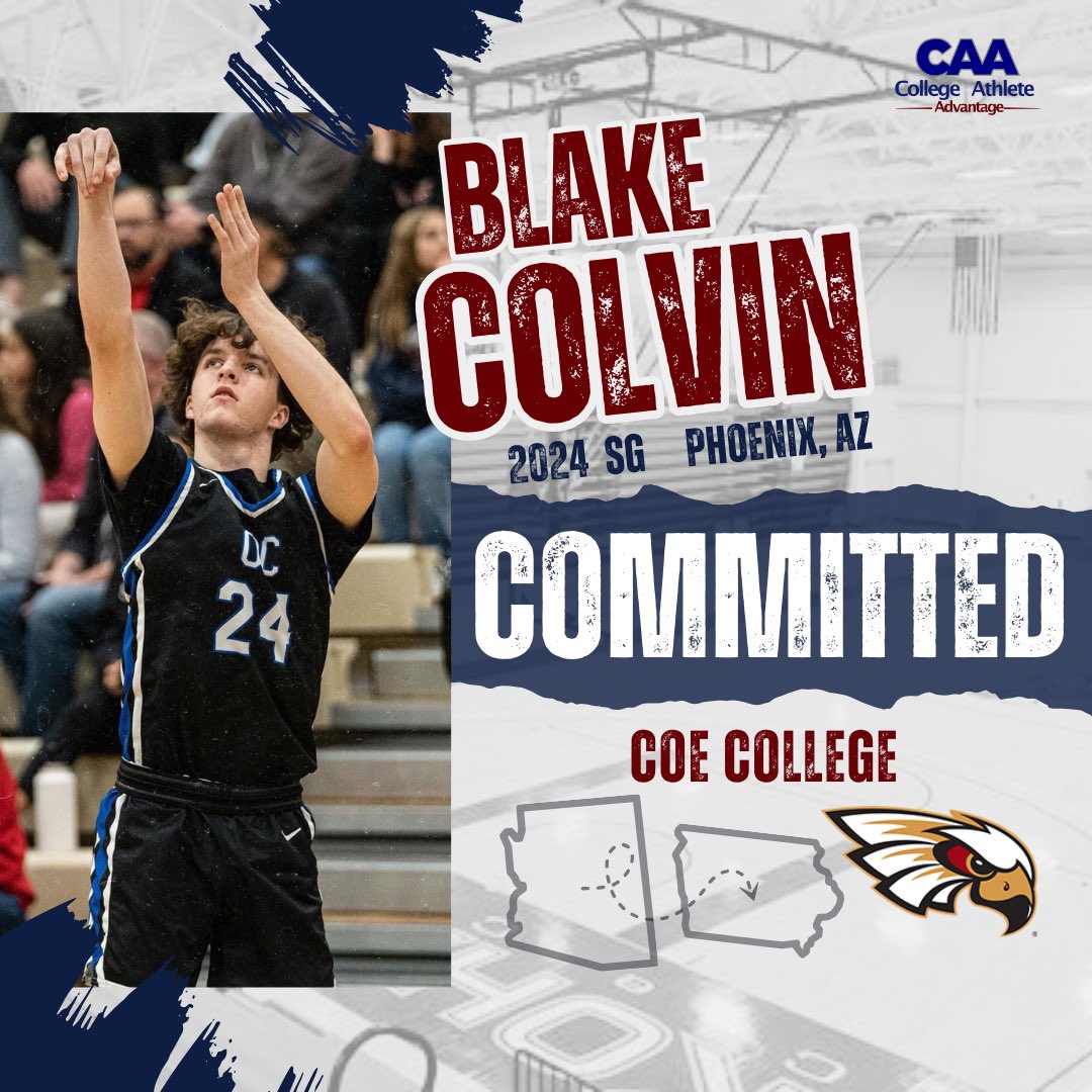 mb_caadvantage (@caadvantage_mb) on Twitter photo Congratulations to 2024 CAA GD <a href="/BlakeColvin24/">Blake Colvin</a> on his commitment to <a href="/CoeCollegeHoops/">Coe College Men’s Basketball</a>. Colvin is a high IQ sharp-shooter with tremendous upside! Happy for Blake and the Colvin family! Congratulations to 2024 CAA GD <a href="/BlakeColvin24/">Blake Colvin</a> on his commitment to <a href="/CoeCollegeHoops/">Coe College Men’s Basketball</a>. Colvin is a high IQ sharp-shooter with tremendous upside! Happy for Blake and the Colvin family!