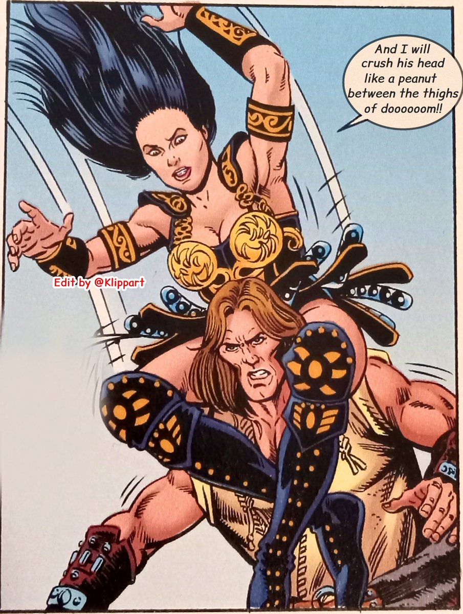 Klippart's tweet photo. A little amusement as we head into the weekend. #Xena #textedit #Liquifyedit #ToppsComics #Peanut https://t.co/QJPAnKbk9M