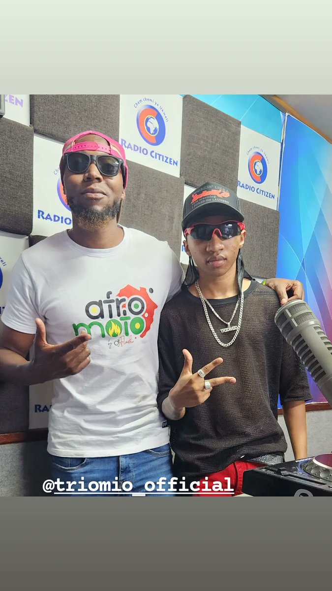 djflashkenya's tweet photo. #RaisWaMixx na #TrioMio
@triomioofficial leo @RadioCitizenFM https://t.co/rivQDqJvXU