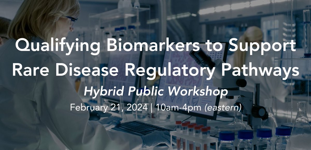 reaganudall's tweet image. Our "Qualifying Biomarkers to Support Rare Disease Regulatory Pathways" hybrid public workshop agenda features over 15 experts &amp;amp; thought leaders from academic research, patient advocacy, drug development, &amp;amp; the @US_FDA.

View the full agenda &amp;amp; register: reaganudall.org/news-and-event…