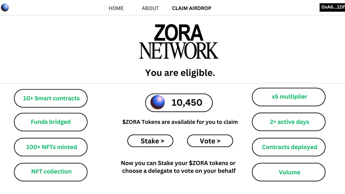 ZORA Network received $60M in funding from Coinbase and Paradigm. $ZORA  token airdrop is confirmed by the team and is about to become the most  generous in crypto history. Time - 10