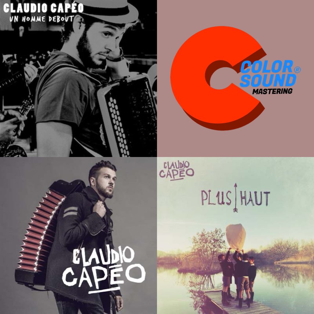 Les plus gros tubes de <a href="/claudiocapeo/">Claudio Capéo</a> chez ColorSound avec notre super compositeur @doutson_music de beaux souvenirs pour de très beaux titres #masteringengineer #popmusic #masteringstudio #varietefrancaise