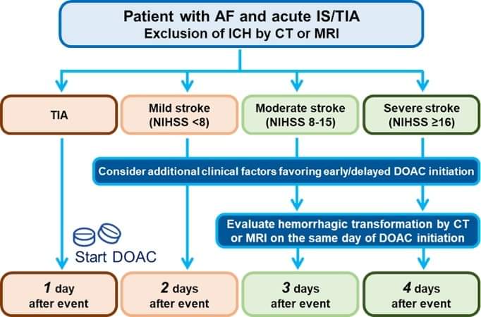 🔴 Practical “1-2-3-4-Day” Rule for Starting Direct Oral Anticoagulants After Ischemic Stroke With Atrial Fibrillation #openaccess ahajournals.org/doi/10.1161/ST… #CardioEd #CardioTwitter #cardiology