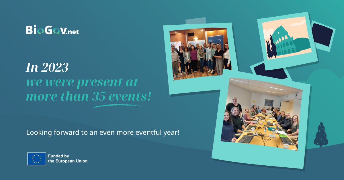 BioGovNet's tweet photo. Last year alone, #BioGovNet was present at more than 35 #events! ๐
How many await us in 2024? ๐ค
Stay tuned to find out! https://t.co/mD8sUOvLbQ