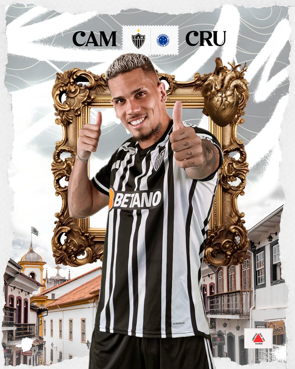 Atletico's tweet photo. 💪🏾⚫⚪ HOJE TEM GAAAAAAAAAAAAAAAAALLLLLLLLLLLLLLLLLLLLOOOOOOOOOOOOO EM BUSCA DA VITÓRIA NO CLÁSSICO! 

⚽ @Atletico 🆚 Cruzeiro
🏆 Campeonato Mineiro
⚙ 3ª rodada
🕢 19h30
🏟 @ArenaMRV
📺 @Canalpremiere
🎥 Pré-jogo às 16h50 na 
@GaloTV

#HTG #CAMxCEC 🏴🏳️ https://t.co/Yn02g0oeNv