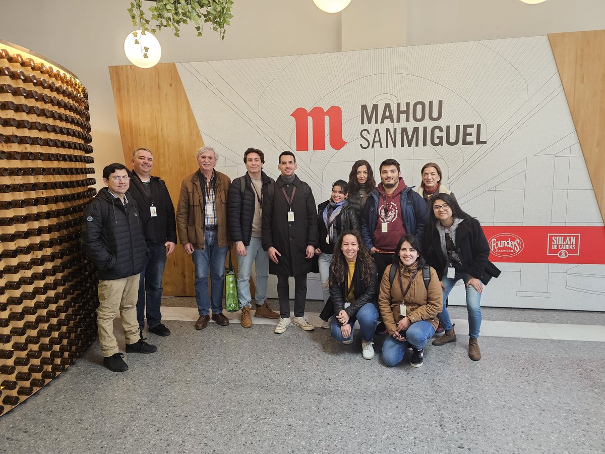 Los alumnos del #MásterCIA que se imparte en la <a href="/etsiaab/">ETSIAAB / #AlimentaElFuturo</a>, visitaron la planta de  <a href="/mahou_es/">Mahou</a> en Alovera. Nuestro  agradecimiento por la excelente  acogida. Agradecimiento  a Juan  Francisco  Ciriza por sus explicaciones técnicas e historicas.