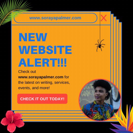 Hello!! New website here! Very excited about it thanks to the beautiful design by Dylan Awalt-Conley. Check here for events and services including my new creative coaching service!! sorayapalmer.com