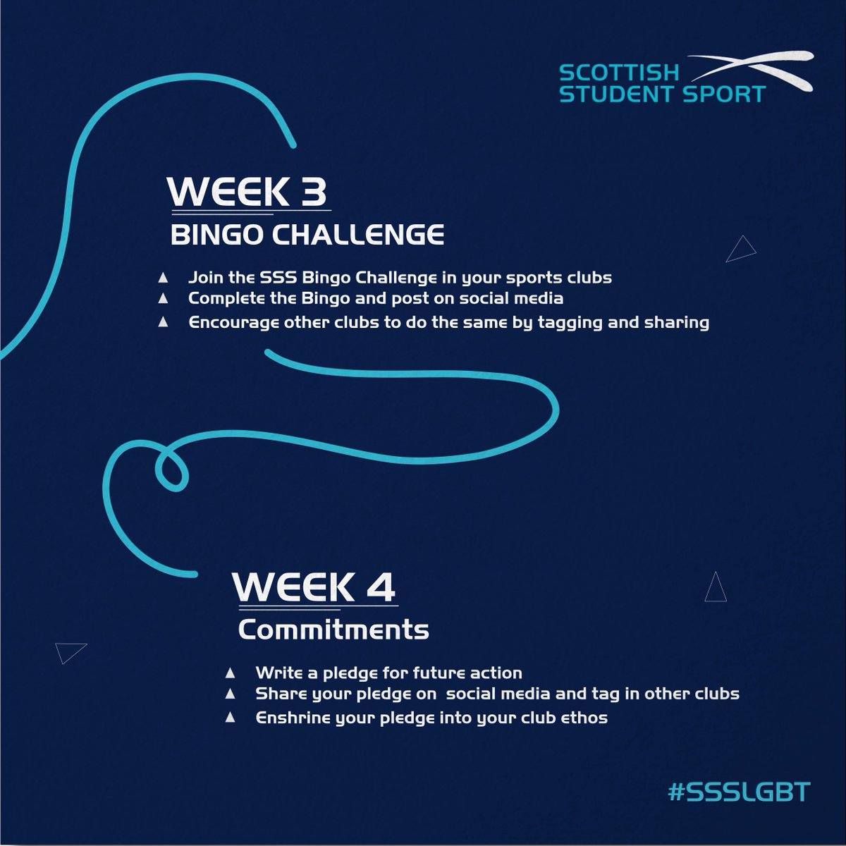 LGBT+ HISTORY MONTH | Sharing experiences Read our road map and get involved as we aim to make Scottish Student Sport as inclusive as possible for everyone 🏆 Share your stories and experiences with us by using #SSSLGBT