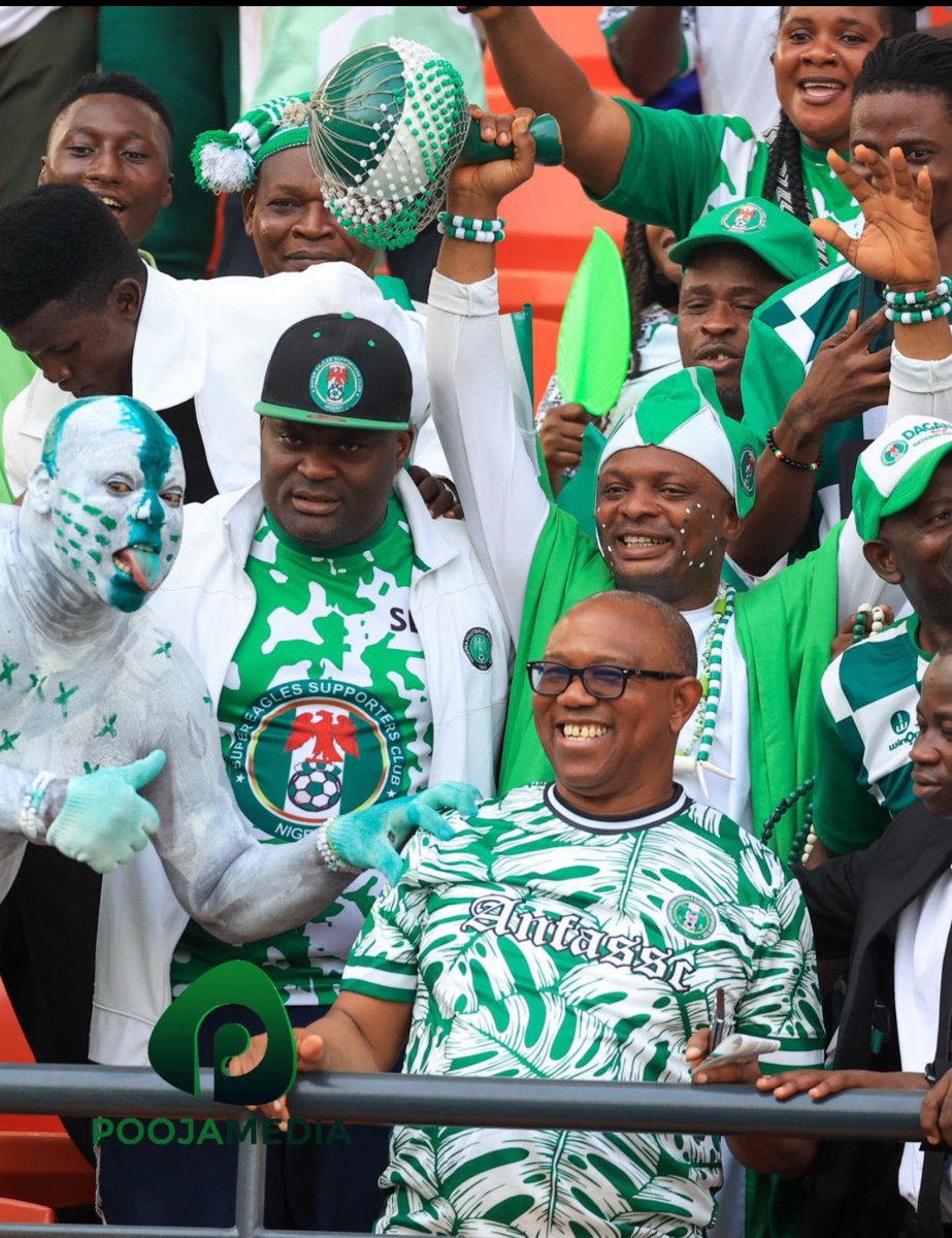 Optimistic_Wini's tweet photo. 𝗧𝗛𝗘 𝗝𝗢𝗬 𝗢𝗙 𝗩𝗜𝗖𝗧𝗢𝗥𝗬 🏆🇳🇬⚽
It is unexplainable! 
This is not the time to speak English 😆
So, let me get straight to the point.
"Our Super Eagles are exceptional footballers"

Congratulations Nigeria!
Congratulations Giant of Africa!
We did it 🇳🇬
#AFCON2024 #GRAMMYs https://t.co/ifJNuR60bC