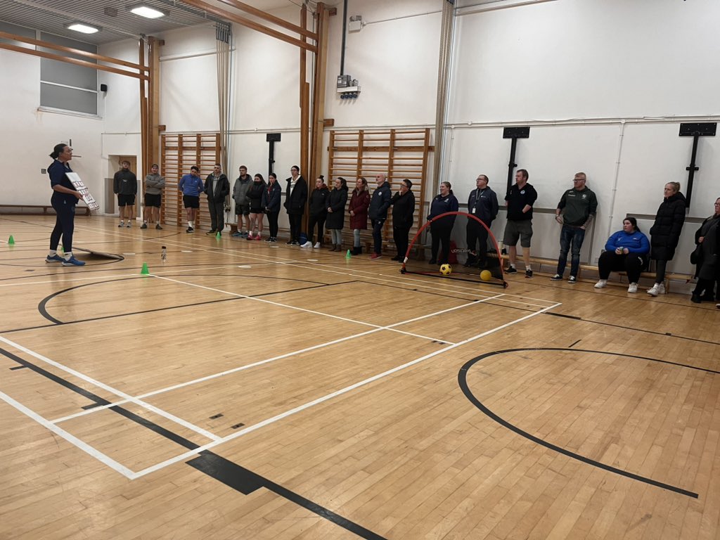 abi_knight's tweet photo. What a week for Equality, Disability &amp; Inclusion 💫 
Coaching Disabled Footballers CPD ✅ 
Disability Day Centre at Culver Road ✅ 
And not one, but 2 Stepping Over The Sidelines ✅ 

I love my job 💙🩵 https://t.co/GtePHCdBfk