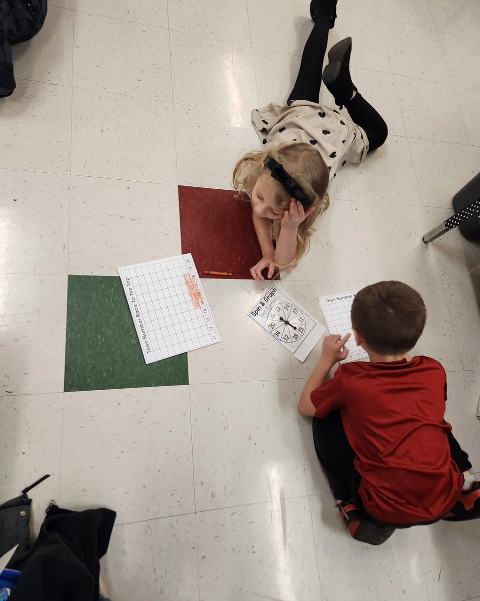 Teen number race! Which teen number will climb the highest on our graph? #wearewentzville #wsdlearns #gtegators