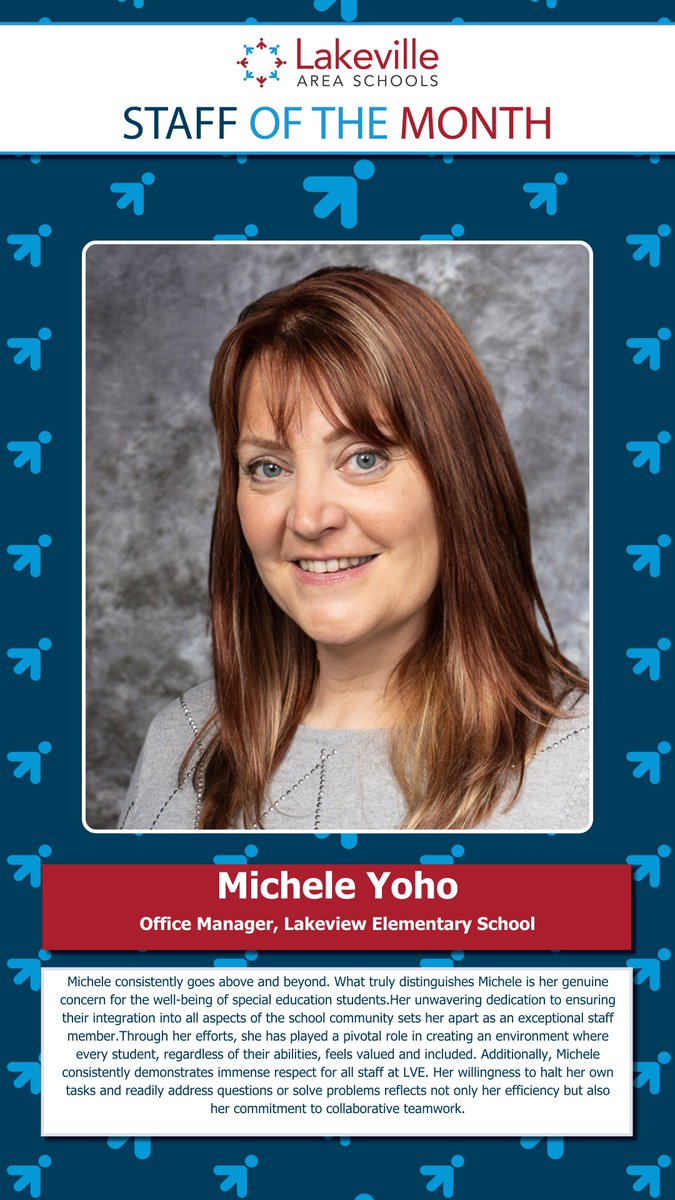 We are excited to announce February's Staff of the Month! Congrats to these incredible staff members who make our schools such a great place! Keep up the good work!

Read about why they were nominated and chosen at bit.ly/Feb-Staff-of-t…
