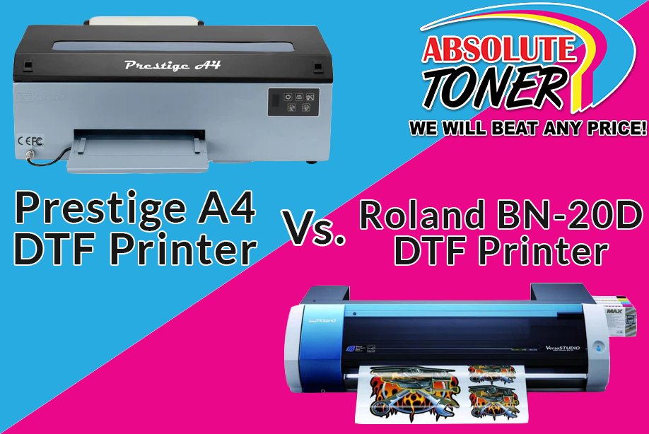 The Roland BN-20D has been making waves, but let's set the record straight on its performance in direct-to-film (DTF) printing.🖨️💡 Discover the realities and uncover why the Prestige A4 DTF Printer takes the lead. 🚀

absolutetoner.com/blogs/news/pre…

#DTFPrinting