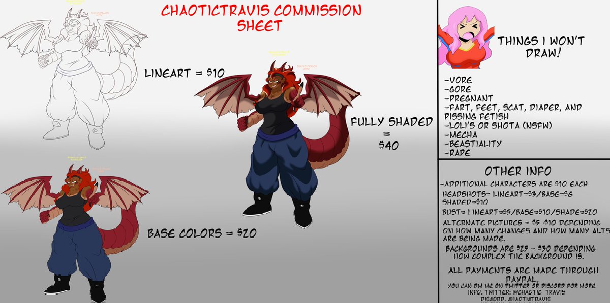 ChaoticTravis🔞 (Commissions Open 2/5) tweet media