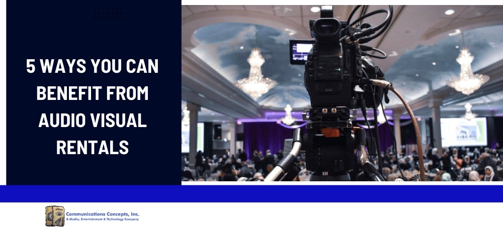 Read the blog to explore five key ways you can benefit from audio visual rentals, with a focus on Video Production, Video Production Services, and Audio Visual Rentals, sprinkled strategically throughout the content bit.ly/47tbhj6