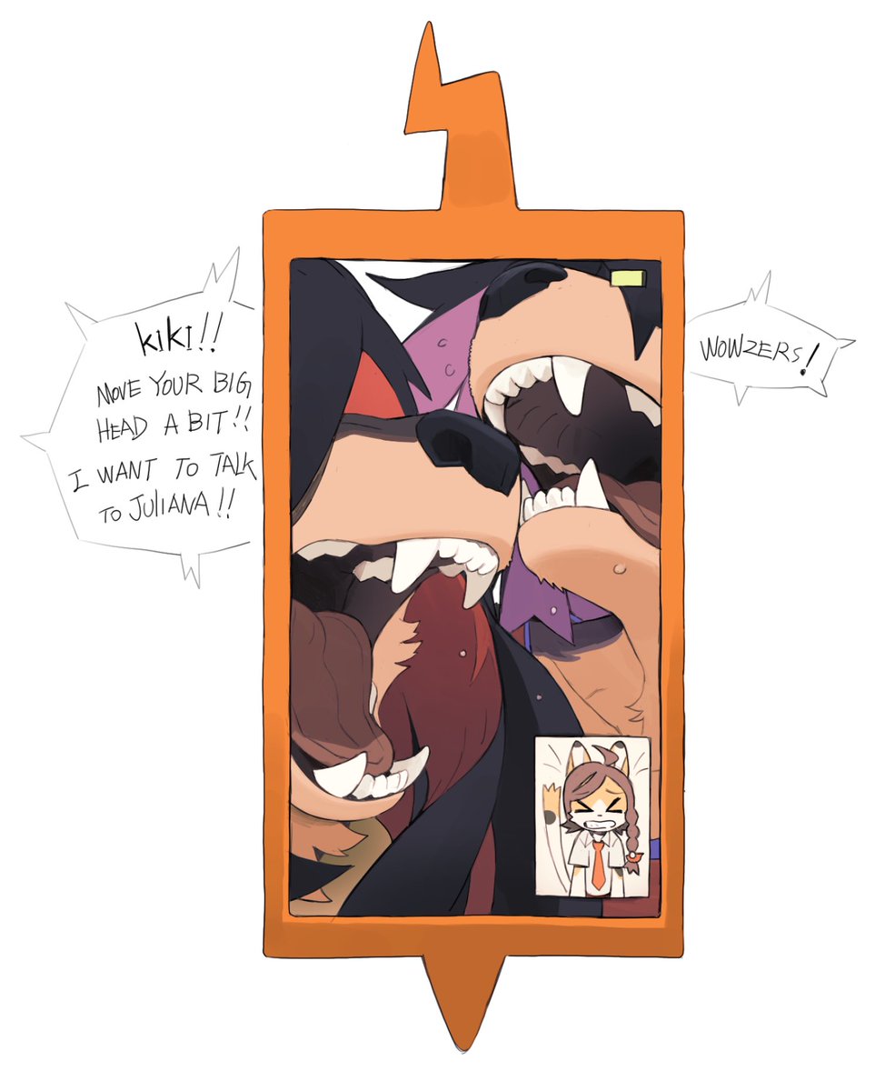 Puppy on face time! (more puppy Kiki and Carmine also kitty Juliana!) 