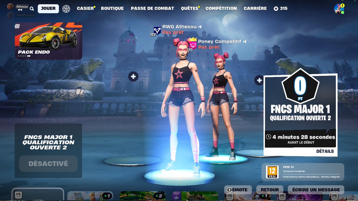 Ready for FNCS with <a href="/PetitPon3yy/">PetitPoneyyy</a> 😈