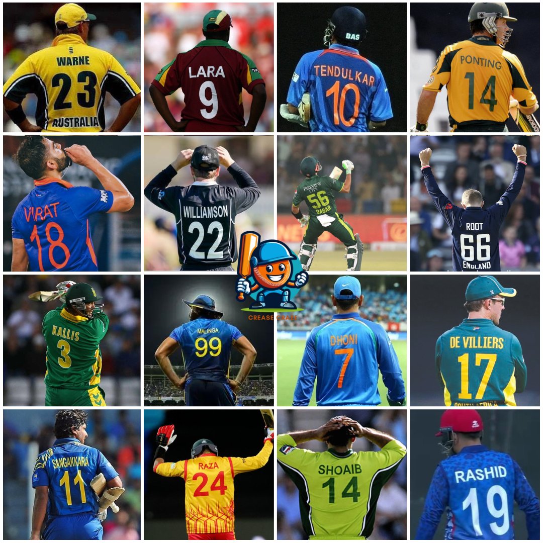 Which Is Your Favourite Jersey Number?😊

#ViratKohli𓃵 #BabarAzam𓃵 #SachinTendulkar #rashidkhan #JoeRoot #BrianLara #MSDhoni #RickyPonting #ShaneWarne #KaneWilliamson #JacquesKallis #LasithMalinga #ShoaibAkhtar #SikandarRaza #ViratKohli #BabarAzam #Cricket #Cricket24