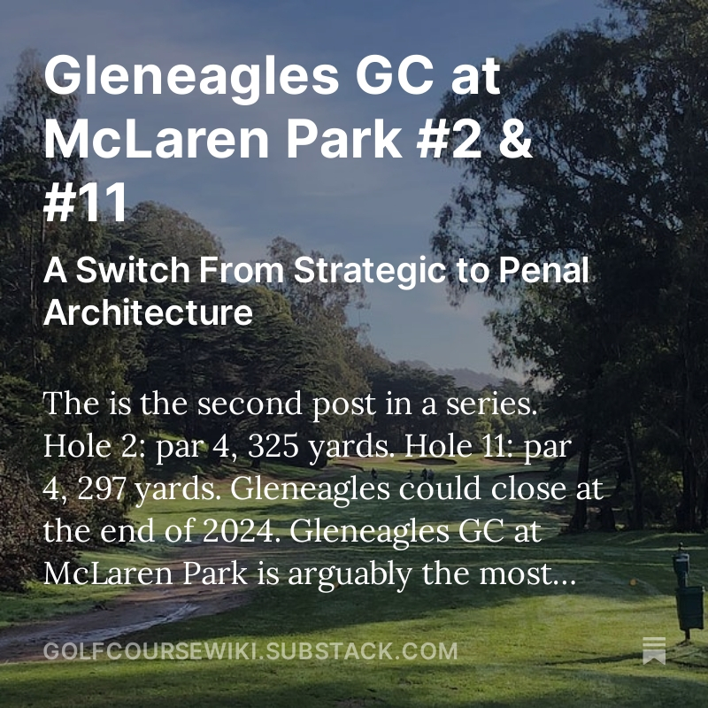 golf_wiki's tweet photo. Gleneagles GC at McLaren Park #2 &amp; #11, by @golf_wiki https://t.co/76alLhivLw https://t.co/uw0DEJlWBK