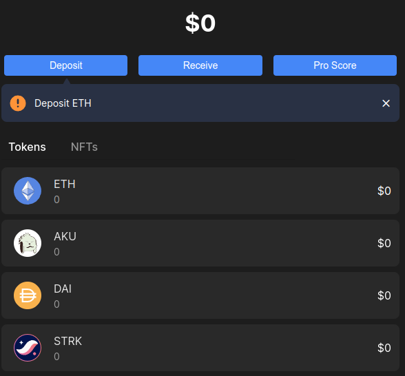 AkamaruStarknet's tweet photo. You can now see the logo of your favorite memecoin, aka $AKU, on your Braavos wallet!

Amazing update by @myBraavos.

This is just the beginning. We'll make sure $AKU is integrated into literally every single product in the crypto space! https://t.co/CY1rriHP0z