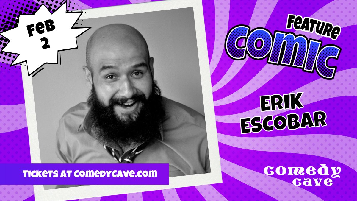 Kick off your Friday night with laughs that hit the spot! 🌙✨

Join us at #ComedyCave and let Erik Escobar, the maestro of comedy, take you on a hilarious ride. He's the perfect start to your weekend. 🎤🤣

Tickets: eventbrite.com/e/performing-f…

#calgarycomedyshow #yyccomedynight