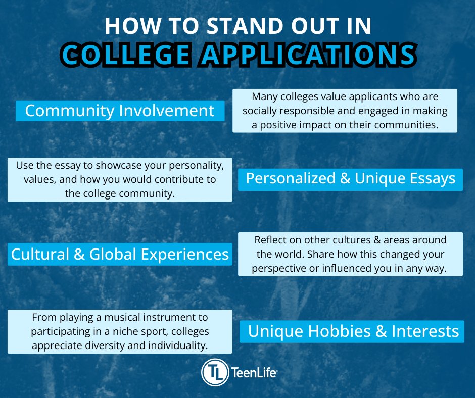 TeenLifeMedia's tweet image. 🎓 Ready to ace your college application? Elevate your chances with these standout tips! 📚

#CollegeBound #ApplicationSuccess