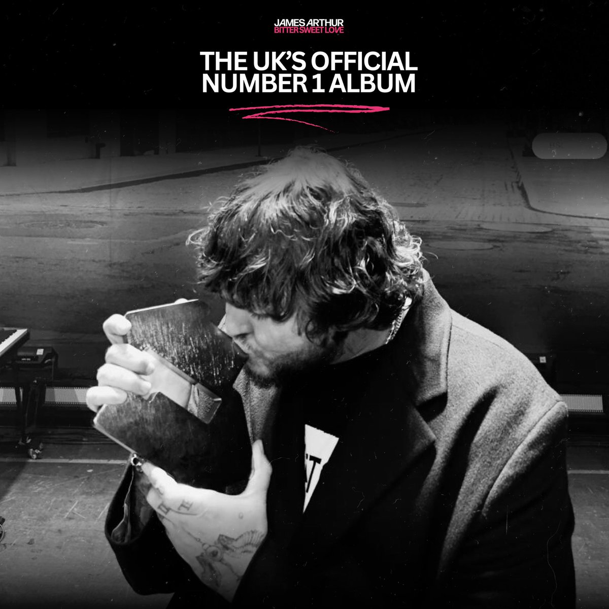 Bitter Sweet Love is the official NUMBER 1 album in the UK. Congratulations to <a href="/JamesArthur23/">James Arthur</a> and the team. 🥇👏🏽
