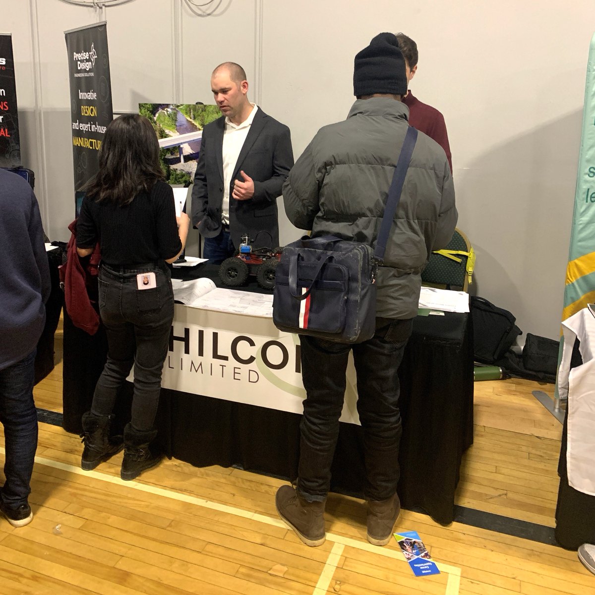 HILCON_Limted's tweet photo. The HILCON team had a great day at the NBCC Career Fair, connecting with some amazing students looking to start their careers in engineering. Thank-you to NBCC and to the students in attendance for a wonderful event! #NBCCCareerFair #AtlanticCanada https://t.co/QvvgK4jBIk