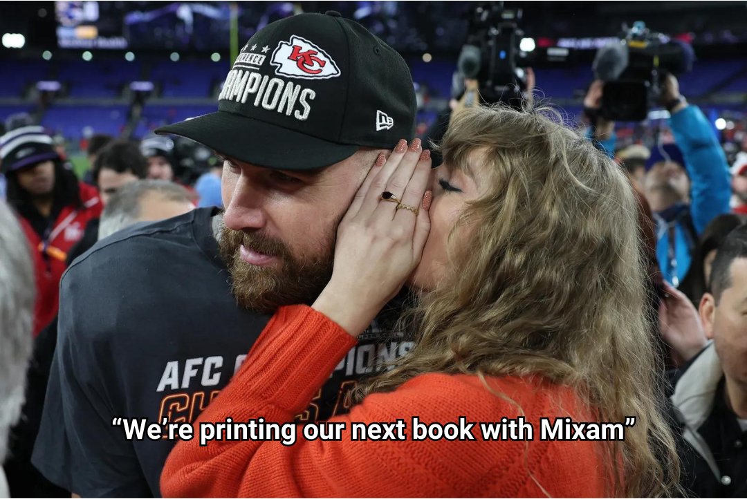 The dream collab you never knew you needed, and never will. (Spoiler: They're not actually printing a book with us.) 😅 #mixam #books #memes #dreamcollab #satire