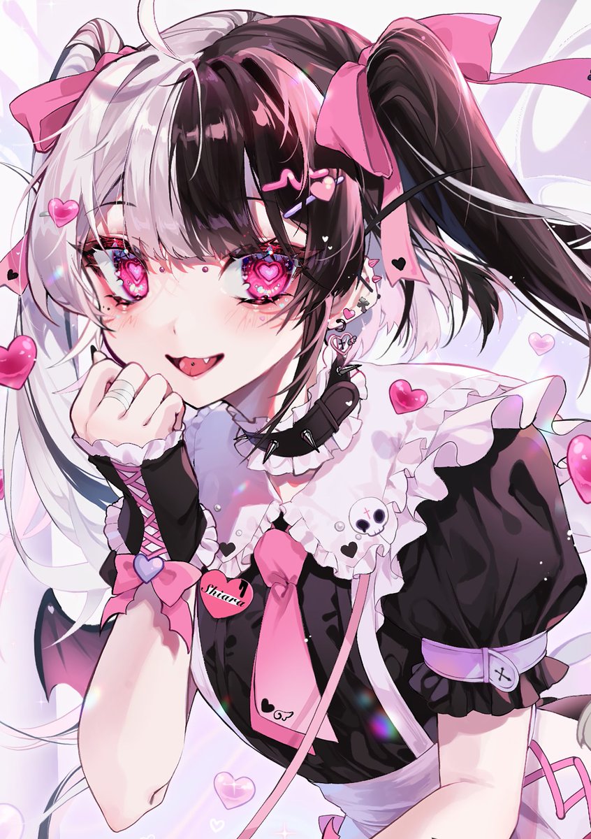 happy twintail day! ∩^ω^∩ 💗🖤🤍 #ツインテールの日 #2月2日