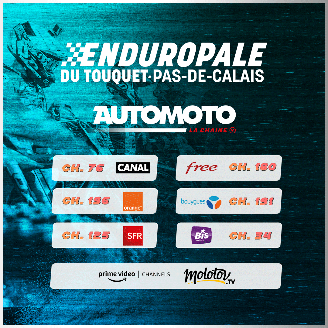 Pour ne rien manquer de l'#Enduropale2024, ça se passe dimanche à partir de 12H00 sur Automoto la Chaîne 🔥