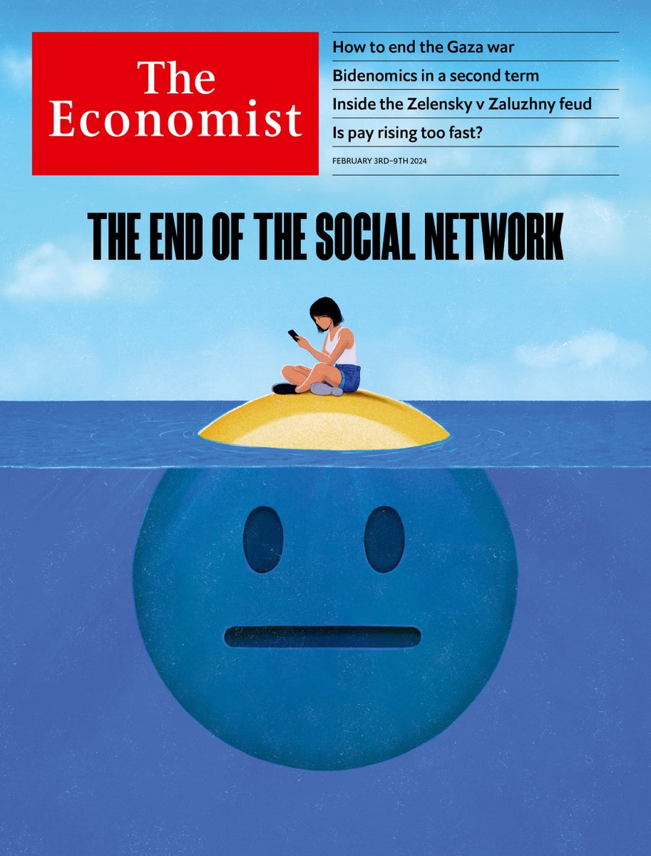 the economist makes an important point: social networks increasingly not social “inspired by tiktok, apps like facebook increasingly serve a diet of clips selected by artificial intelligence according to a user’s viewing behavior, not their social connections.”