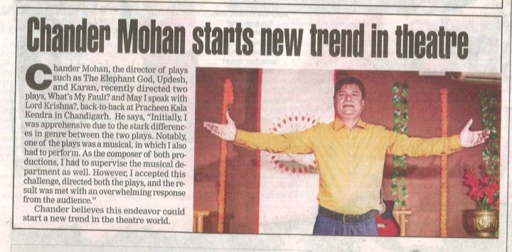 Chander98007032's tweet photo. An interview in India's leading newspaper  #thetimesofIndia 
#ludhianatimes #NewBeginnings 
#chandermohan https://t.co/OoSIa8tho3