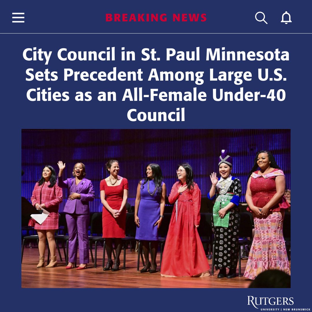 cyppyelp's tweet photo. We are witnessing history in St. Paul Minnesota with the first known all-female under-40 city council in a large U.S. city. Read below to learn more and hear what's on the agenda for this historic council! https://t.co/ODXbyVlVDL