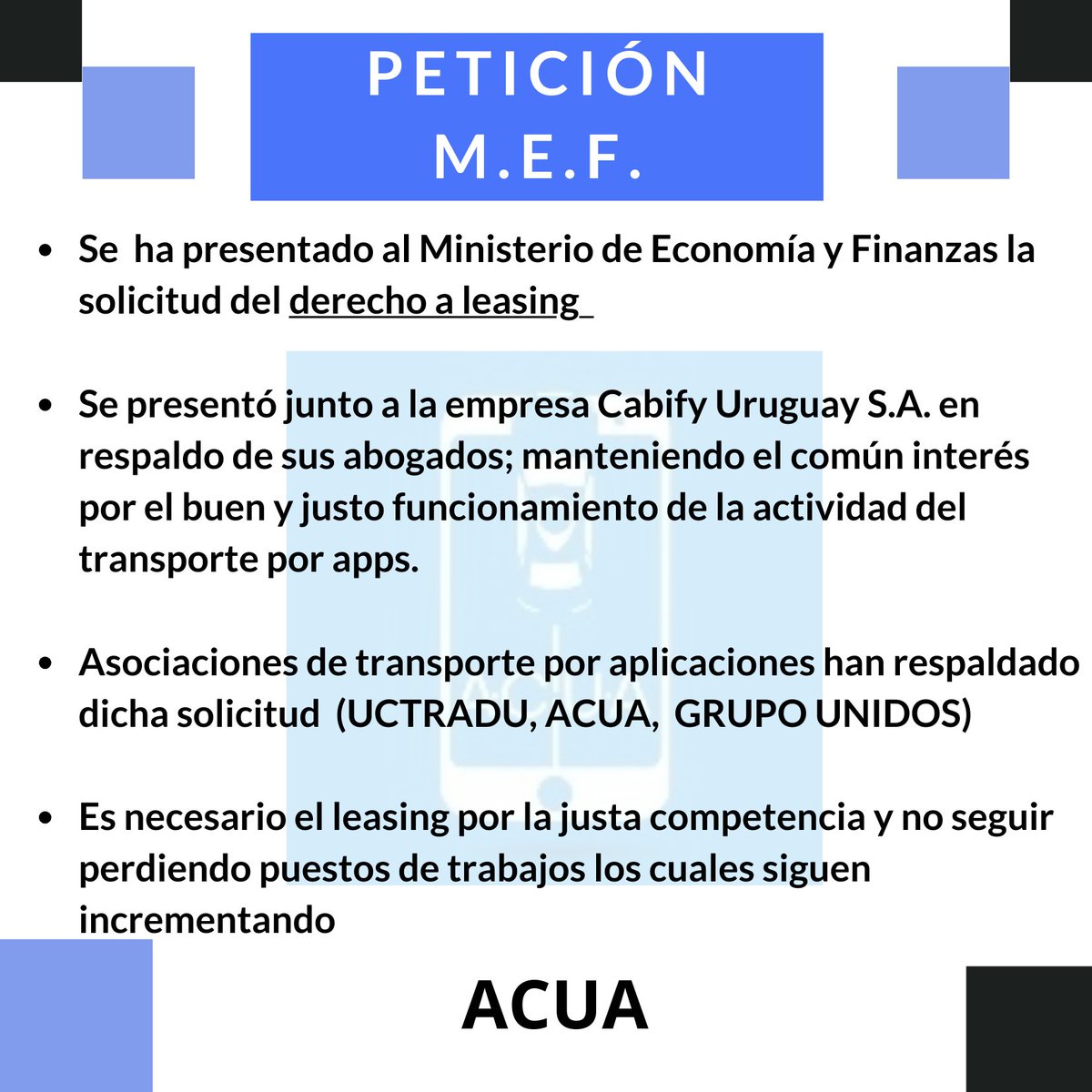 Asoc. de Conductores (@infoacua) on Twitter photo 