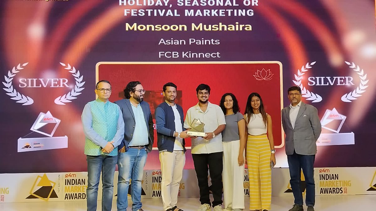 The wait is over🙌 Introducing the remarkable champions of this year's #IndianMarketingAwards🎉

Category - Holiday, Seasonal or Festival Marketing
Winners - @catch_foods, @GrapesDigital, @Nerolac_Paints, @InMobi, @NaveenTewari, @asianpaints, @choksimm, @FCBKinnect