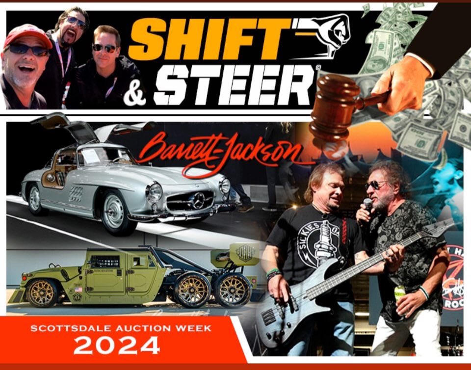 New episode all about Scottsdale auction week 2024 Episode 422 @ShiftSteerMedia #shiftandsteerpodcast