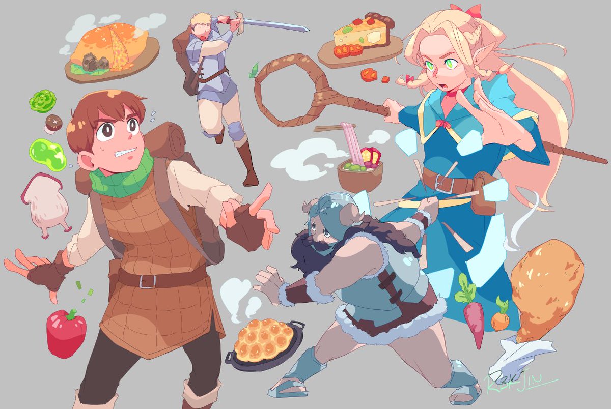マルシル 「love this show sm  」|🍜RBKjinのイラスト