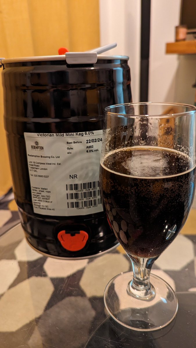 Bart Glowacki (@bart_glowacki) on Twitter photo I forgot how good this was!
Victorian Mild from masters of modern cask ale <a href="/RedemptionBrew/">Redemption Brewing Co.</a>
This is CLASS 👌
#BeerOclock #Tottenham #beer I forgot how good this was!
Victorian Mild from masters of modern cask ale <a href="/RedemptionBrew/">Redemption Brewing Co.</a>
This is CLASS 👌
#BeerOclock #Tottenham #beer