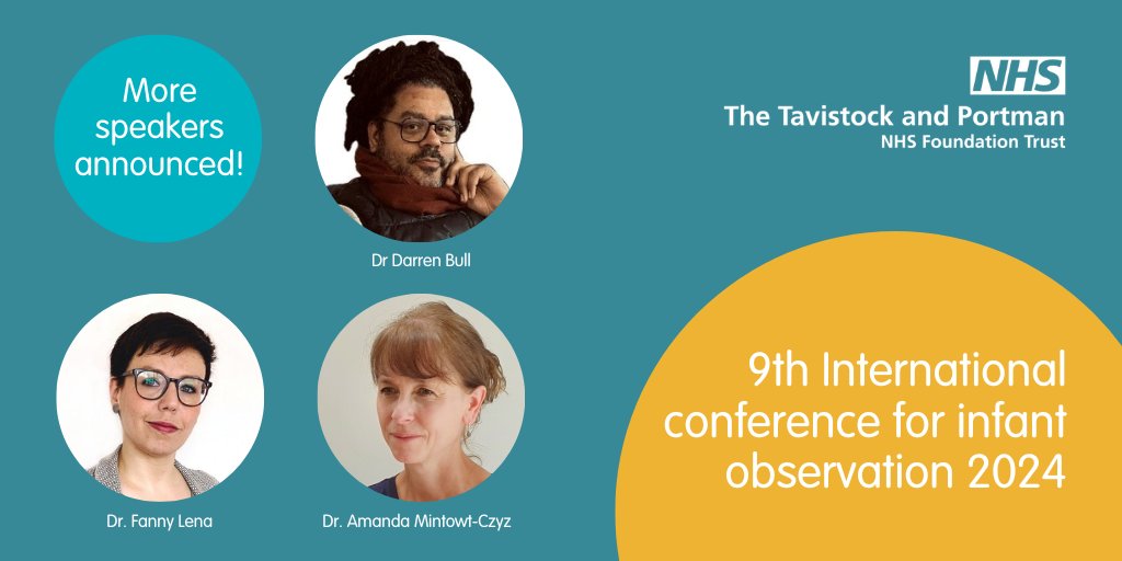 TaviTraining's tweet photo. We are excited to share three more of the amazing speakers who will be presenting papers during the 9th International conference for #InfantObservation: Dr Darren Bull, Dr Fanny Lena and Dr Amanda Mintowt-Czyz.
Find out more ๐ https://t.co/4SiQTM8IAj
@ACPtherapy @UCL_PSA https://t.co/1PwNwpWNpo