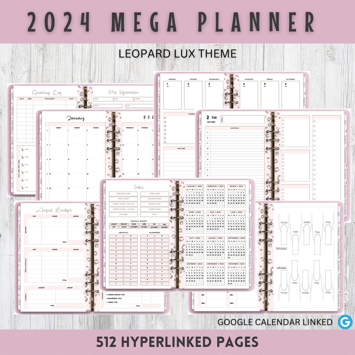🗓️ Excited to share my 2024 Mega Planner! It’s packed with monthly, weekly, and daily layouts, making organization a breeze. Whether for work, study, or personal goals, this planner has you covered. Check it out at smmilani.com 🌟 #PlannerLove #2024Planner