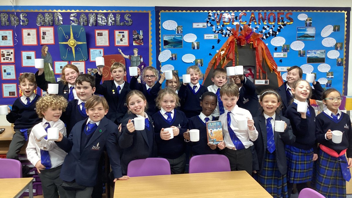 Year 3 pupils have been thoroughly enjoying being read ‘Ajay and the Mumbai Sun’ by Varsha Shah. Having read the wonderful descriptions of brewing and drinking chai tea, we made our own to help set us set the scene. Delicious! <a href="/chickenhsebooks/">Chicken House</a> #readingforpleasure #readingschools