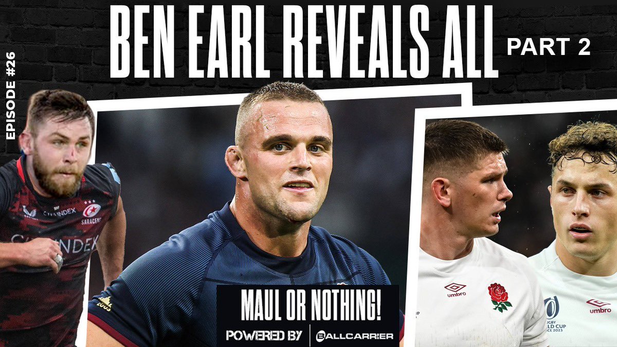 What you’ve all been waiting for… Part two with Ben Earl is out now! #Rugby #SixNations #maulornothing linktr.ee/maulornothings…