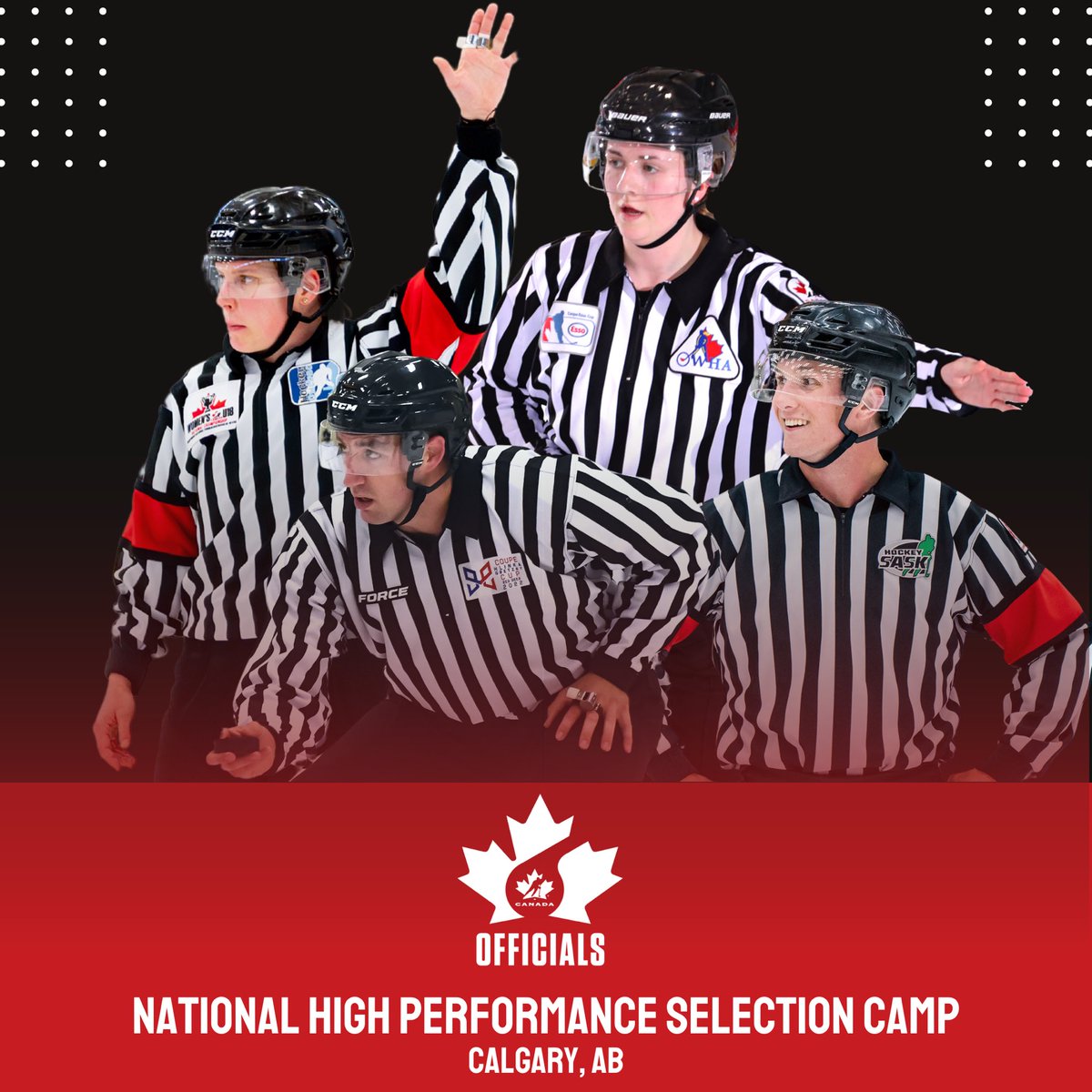 DHanoomansingh's tweet photo. Congratulations to the officials attending the Hockey Canada National High Performance Selection Camp in Calgary! 

——

Félicitations aux officiel(le)s qui ont participé au camp de sélection de la haute performance nationale de Hockey Canada à Calgary ! https://t.co/LLvTCUZ3Ls