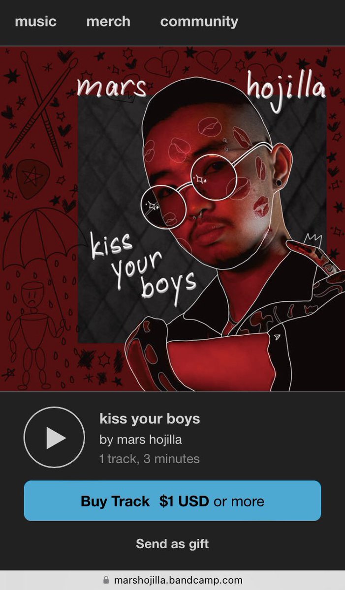 baby’s first bandcamp friday so i had to drop the single early 🤭💋