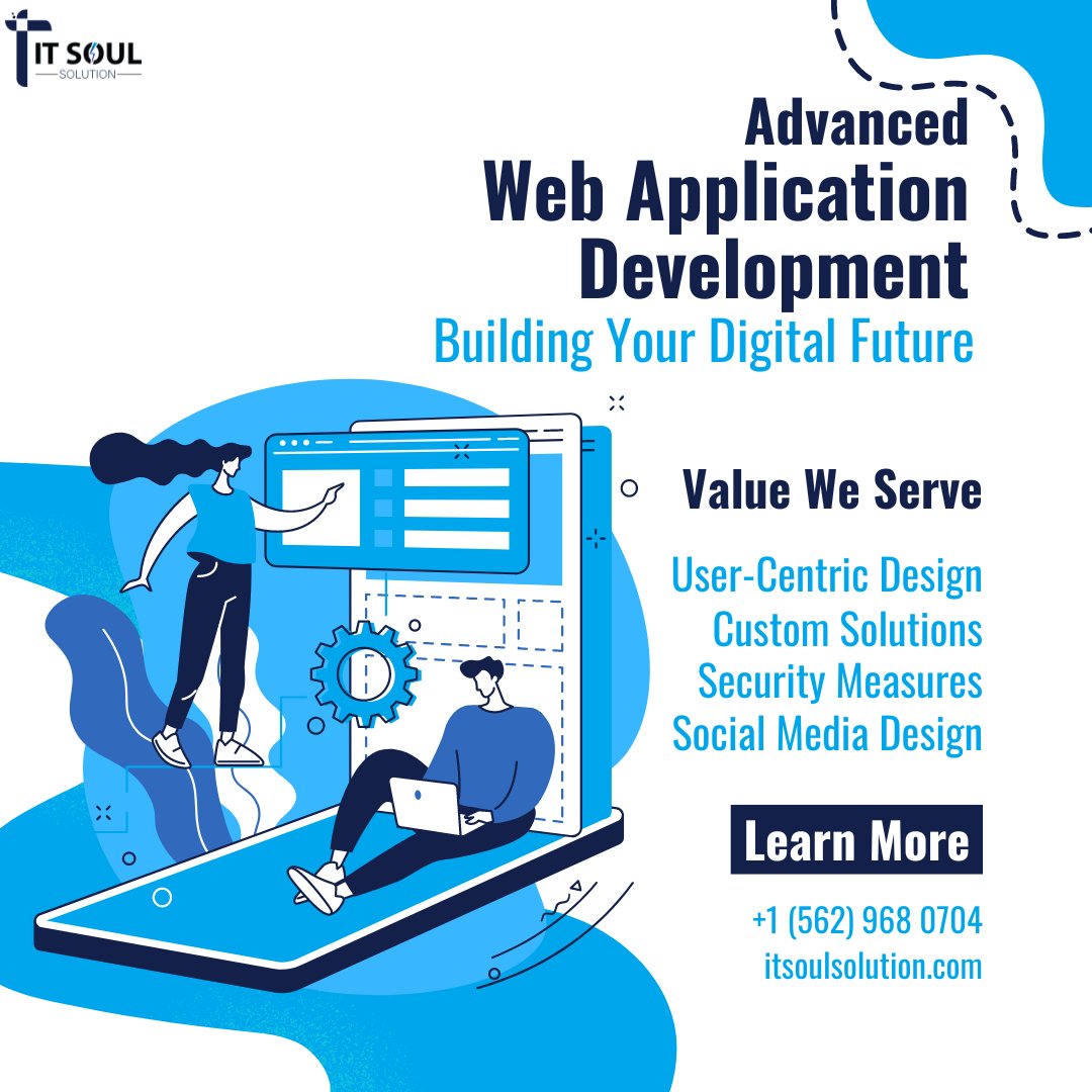 itsoulsolution's tweet photo. 📷 Ready to take your online presence to new heights? our web application development has the expertise to bring your vision to life Reach out to us now! +15629680704
#WebDevelopment #appdevelopment #webdeveloper #webdesign #softwaredevelopment #programming #codelife #TechTrends https://t.co/Tp2vv0zenv