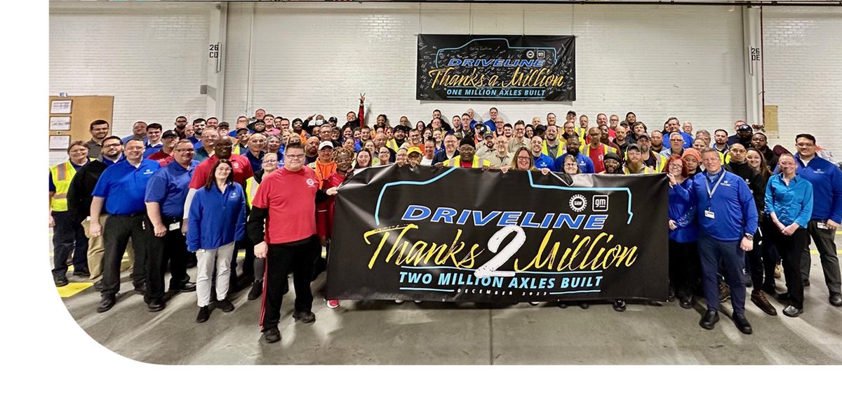 Congrats to our Grand Rapids Operations team that recently celebrated their two millionth axle rolling off the production line. Thank you to our incredibly hardworking teammates for making this milestone possible!