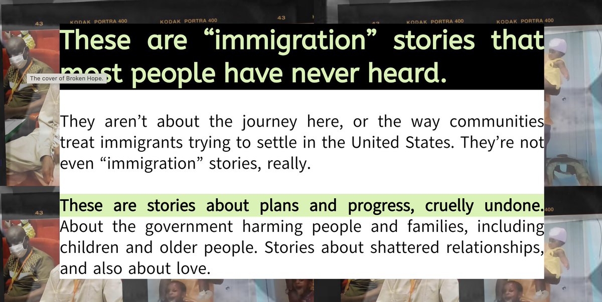 #ReuniteUS sensory summary #1

Breaking down our digital press release on "Broken Hope: Deportation + the Road Home" post by post to tell the story thru 6 years of multimedia content. We're calling this a "sensory summary." Today we have the project intro. ohio-immigrant-alliance.yearly.report/broken-hope-de…