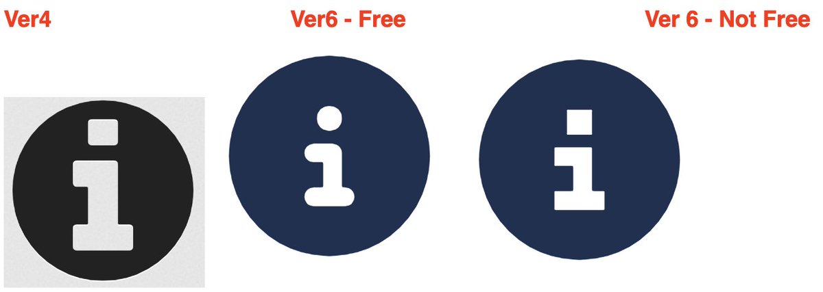 rtsinc1's tweet photo. @fontawesome Why did you make the 'i' in fa-info-circle so small? https://t.co/zJhdsPASDj