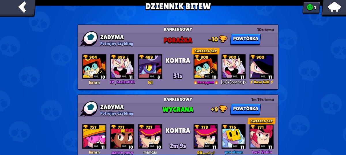 BaranskiWojtek's tweet photo. @BrawlStars 
Repair underdog system . 3 Times no underdog . Yes i was playing with random and im dont use play again. Trust me i know-how  how works underdog . https://t.co/K8QzrQO9X7